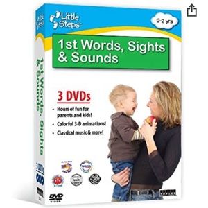 Little Steps First Words Sights & Sounds 3DVD’s